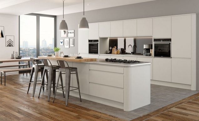 Strada Matte Painted Porcelain Kitchen by Avanti Fitted Kitchens Ltd